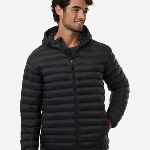 Men's Lightweight Poly-filled Hooded Puffer Jacket Thumbnail