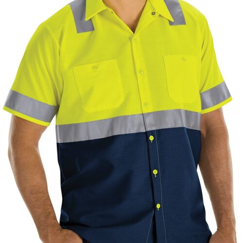 Men's Tall Enhanced & Hi-Visibility Work Shirt Thumbnail